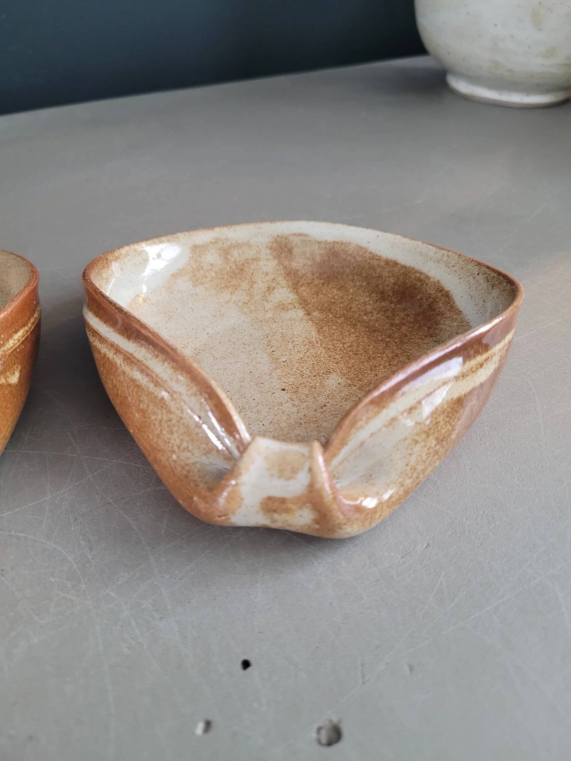 Set of three ceramic bowls