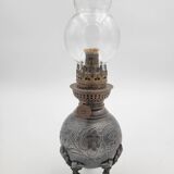 Old tin oil lamp