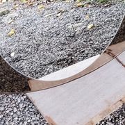 Miroir ovale avec 2 appliques double tains d’Antonio Lupi des années 80c