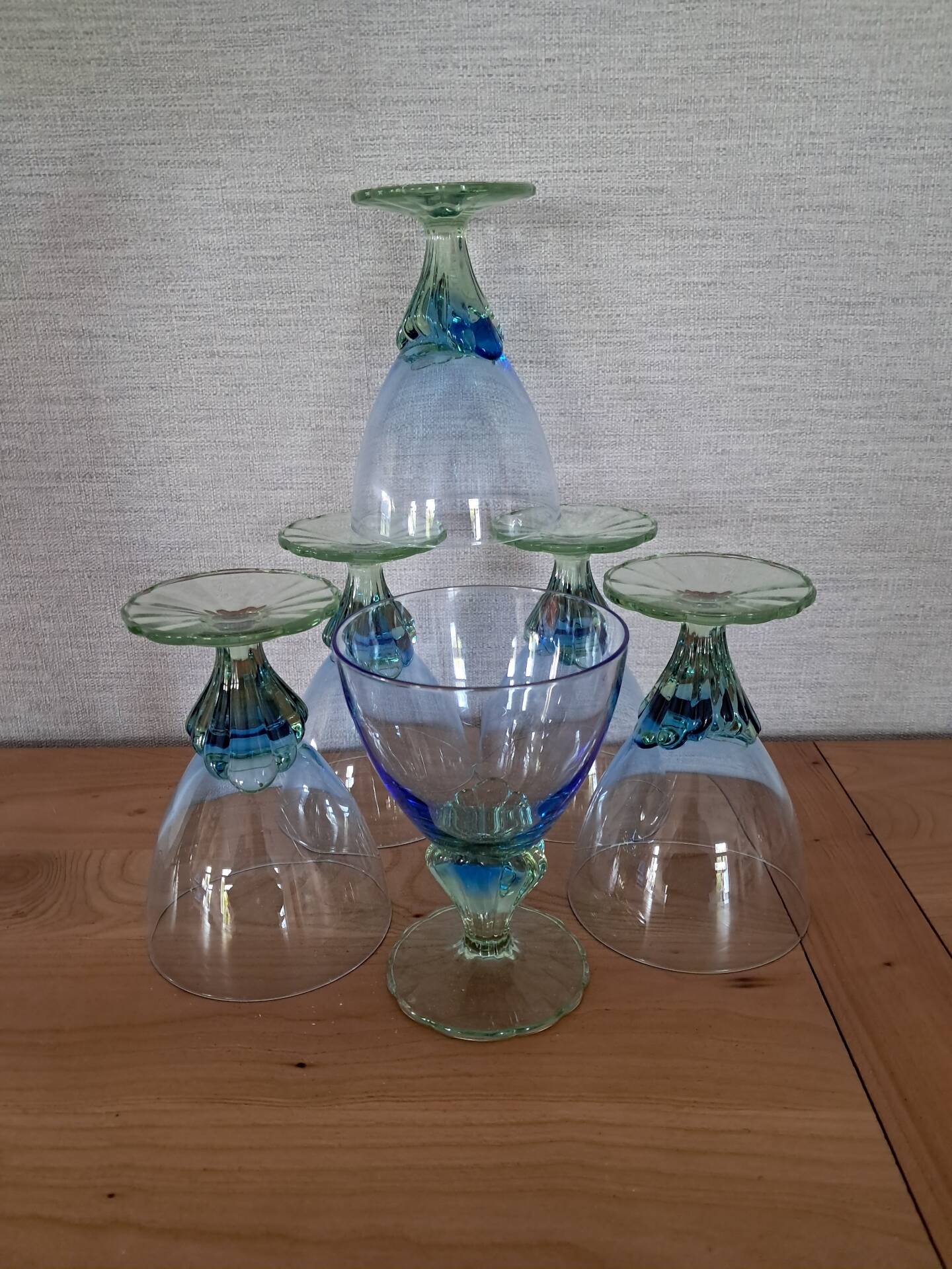 6 glasses or dessert bowls Bormioli Rocco Bahia with original box