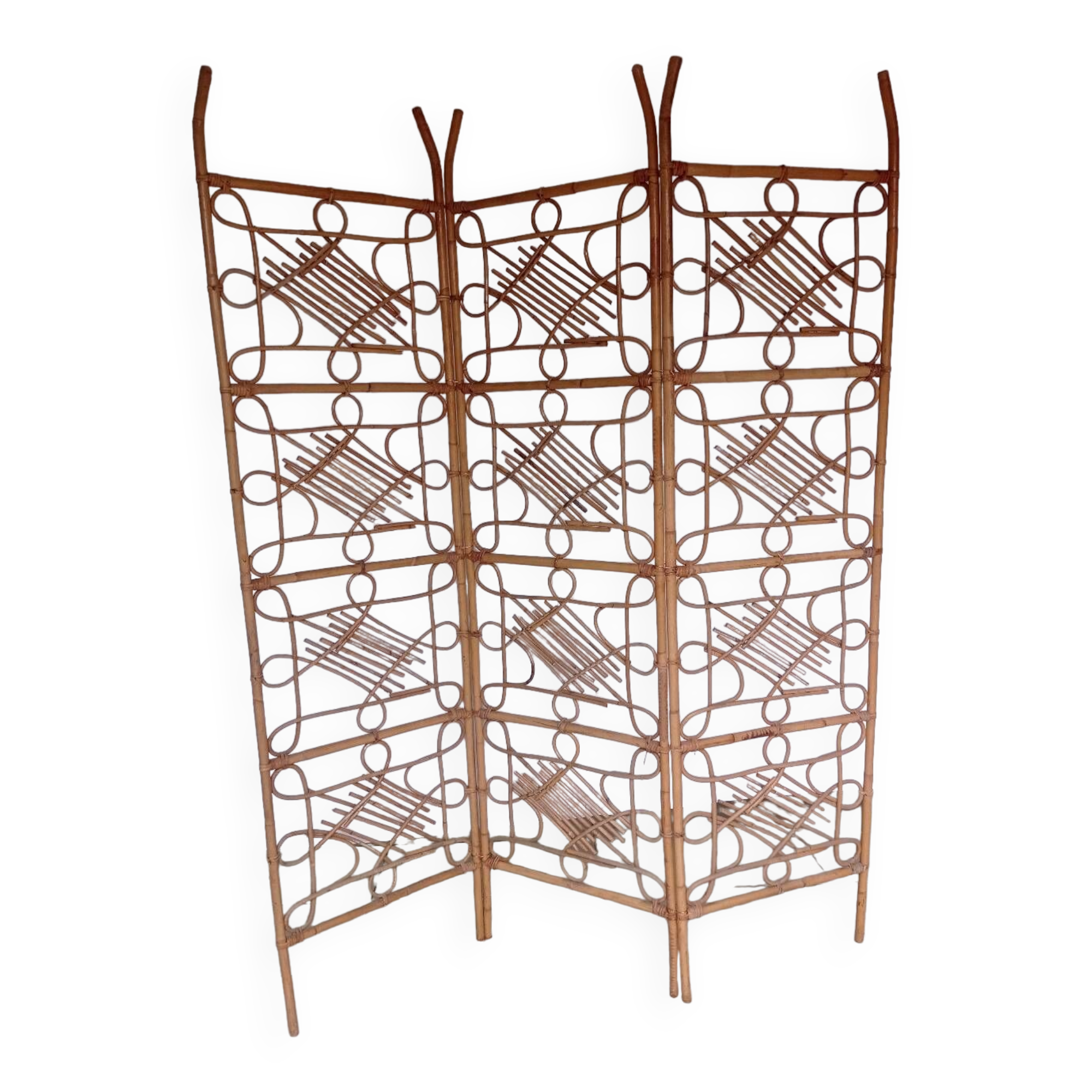 Rattan and wicker screen