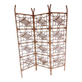 Rattan and wicker screen