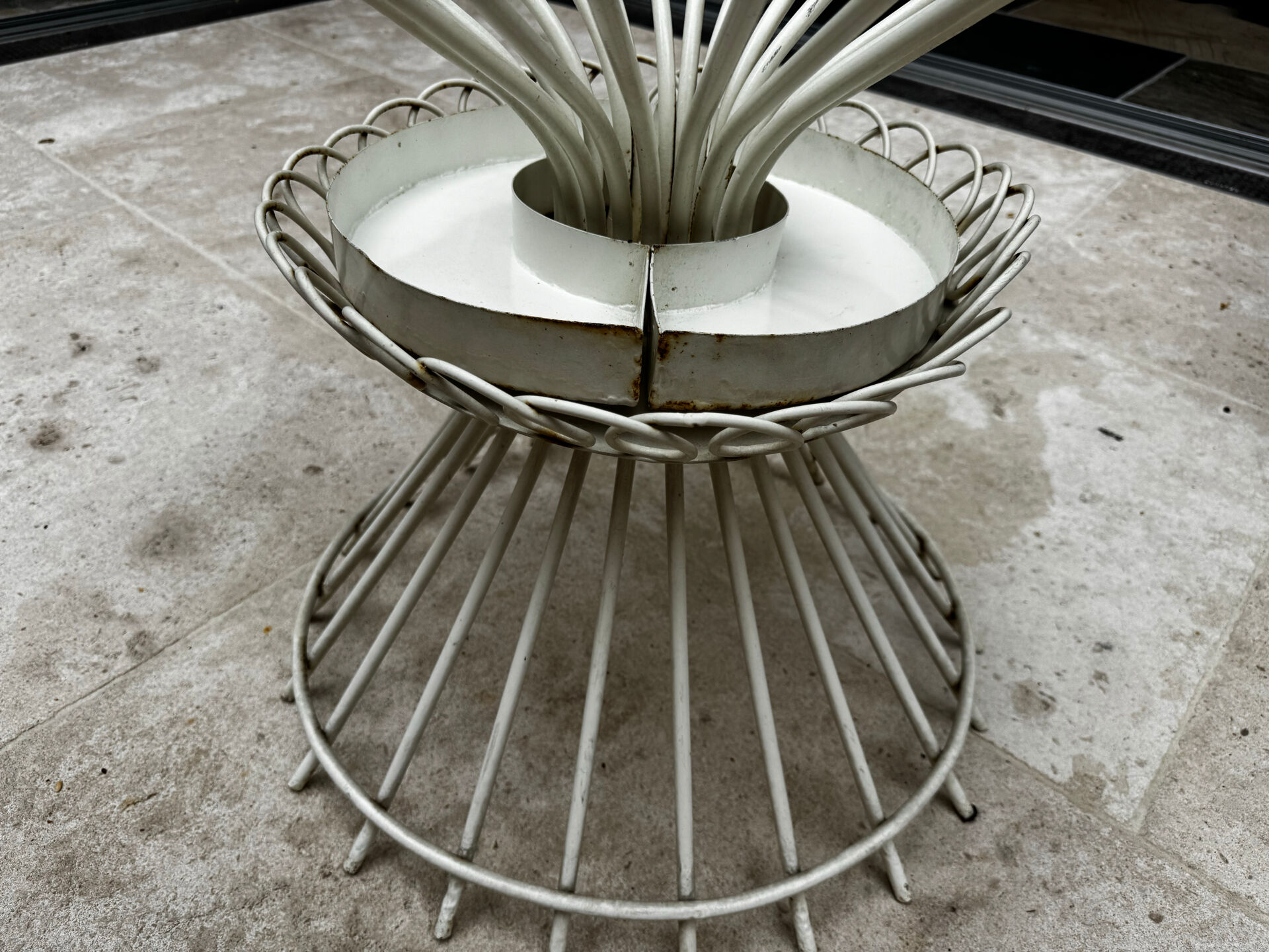 Rare garden furniture set Mathieu Matégot – CAP d’Ail 5-piece set