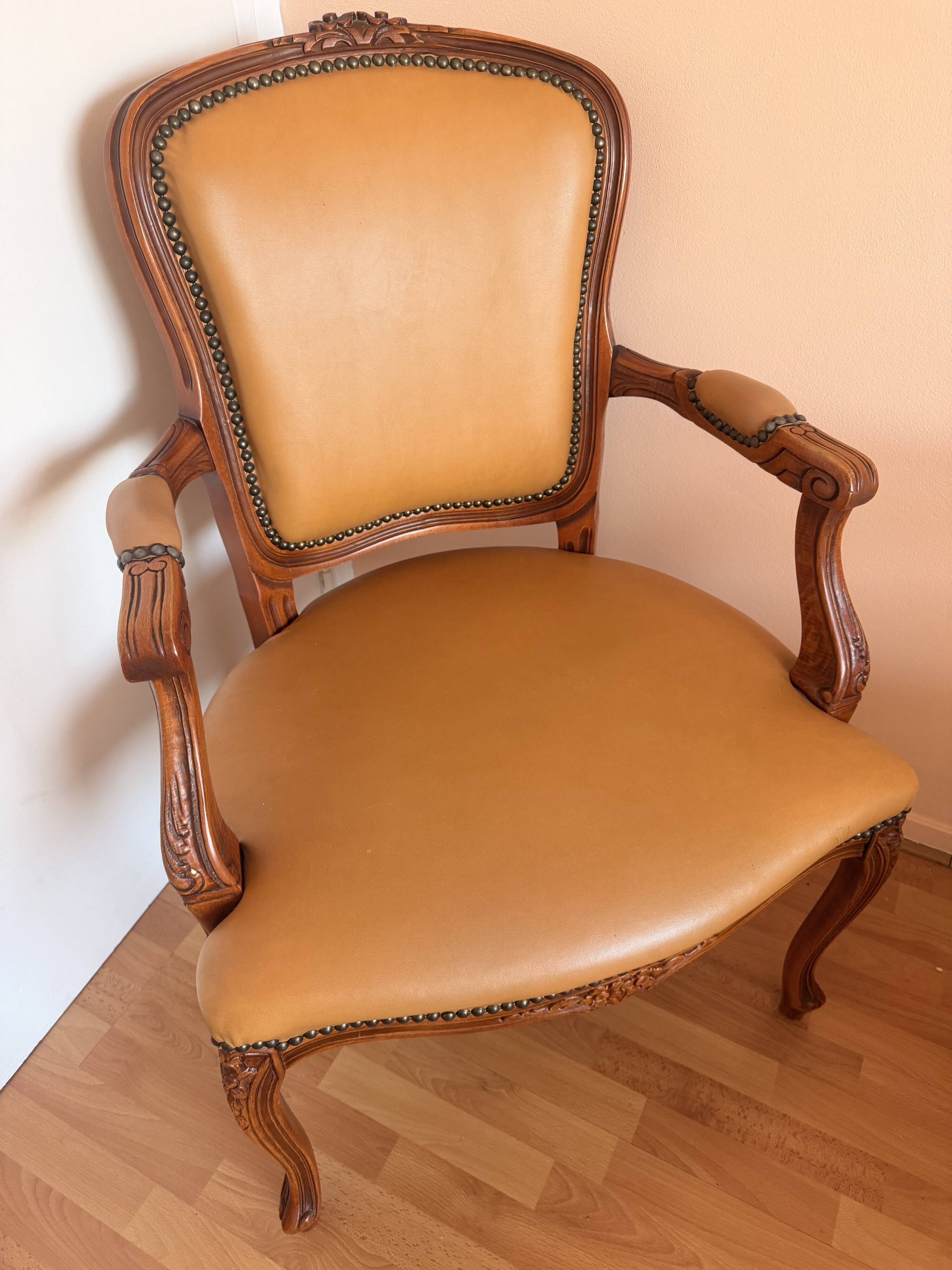 Louis XV period armchair | Set of 2