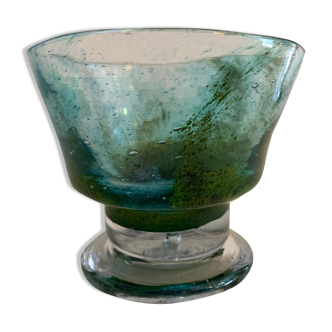 Blown crystal cup