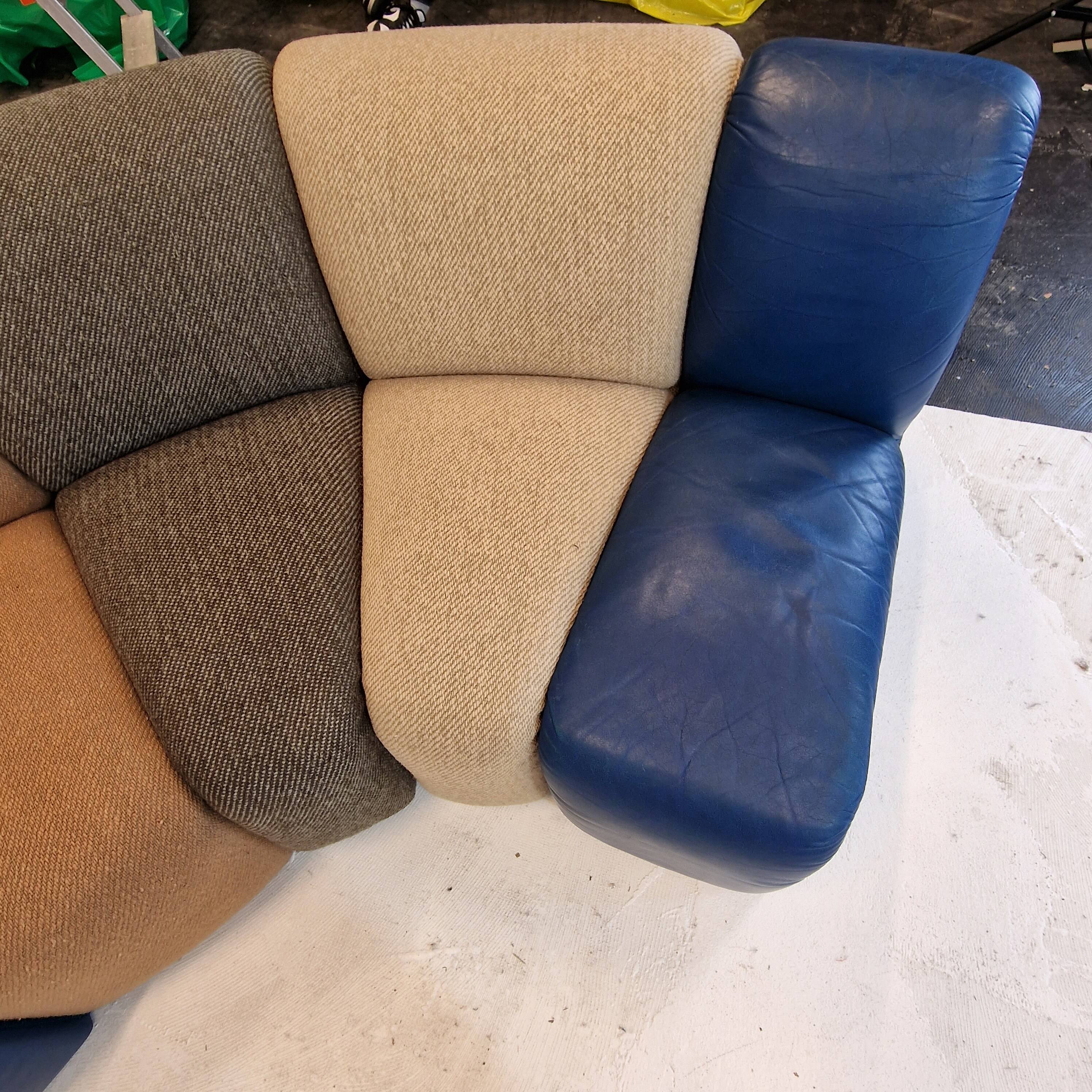 Huge "Mississippi" Lounge Sofa by  Groupe Artifort, 1970's