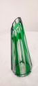 Bohemian carved glass vase. Czech Republic, 1980s.