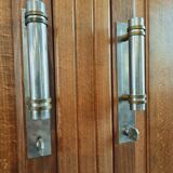 French Art Deco Wardrobe – 1930s – Solid Beech Storage