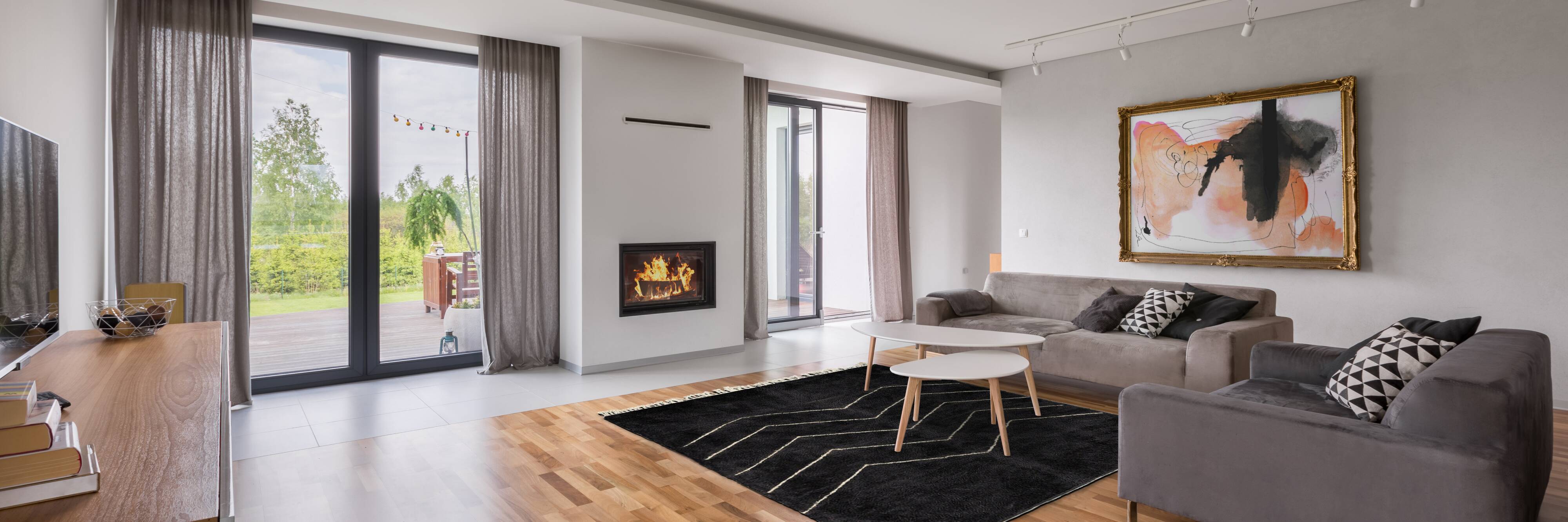 Modern Moroccan carpet black