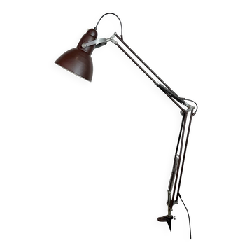 Vintage Brown Architect Table Lamp from Napako, 1950s