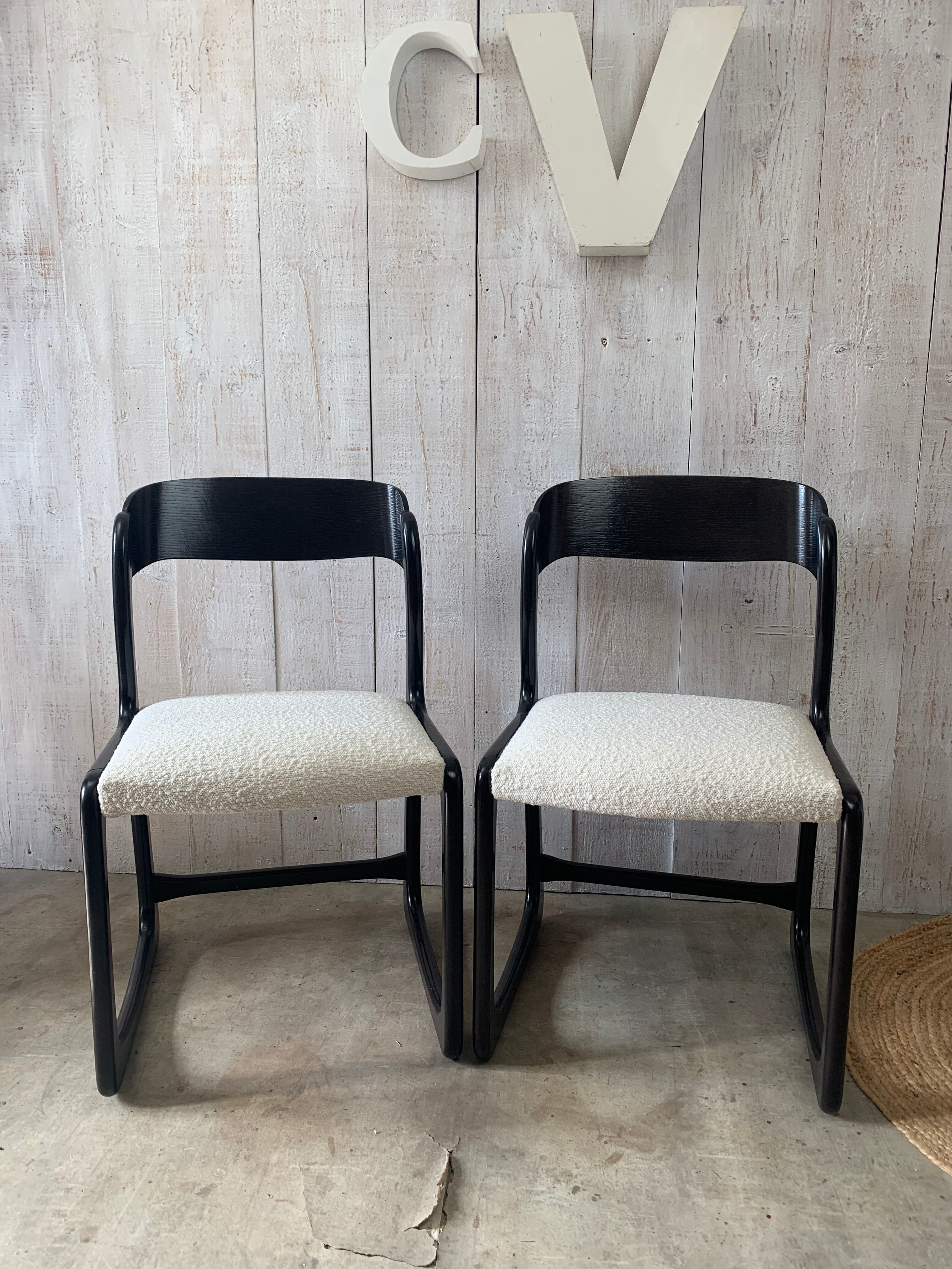 Pair of Baumann chairs