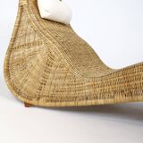 Rattan lounge chair