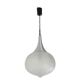 Vintage Iceglass Ceiling Lamp by Doria Leuchten