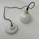 Lot 3 old suspensions in vintage opaline 12 cm