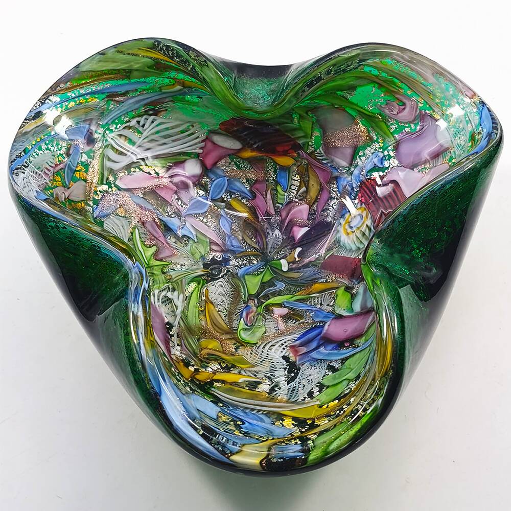 1950s Big Ashtray in Murano Glass by Dino Martens.