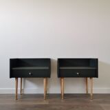 Pair of vintage bedside tables