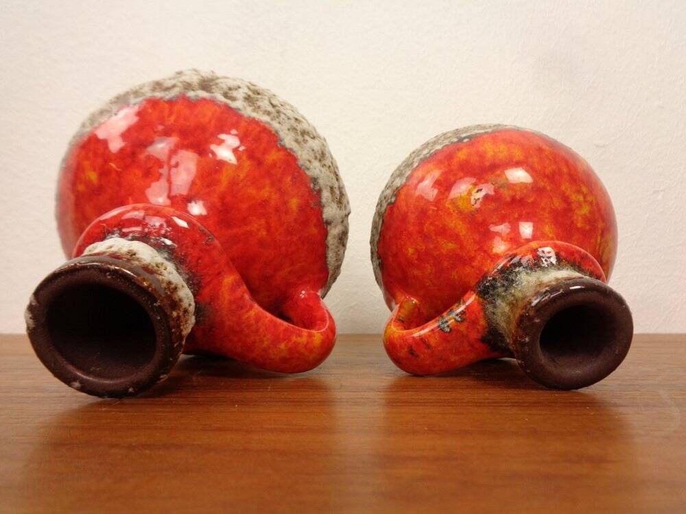 Fat Lava ceramic vases from Jopeko, 1970s, set of 2.