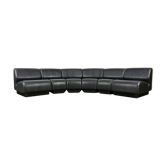 Canapé modulaire en peau de serpent noire par Don Chadwick pour Herman Miller 1970s