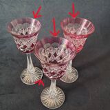Cut glass shot glasses