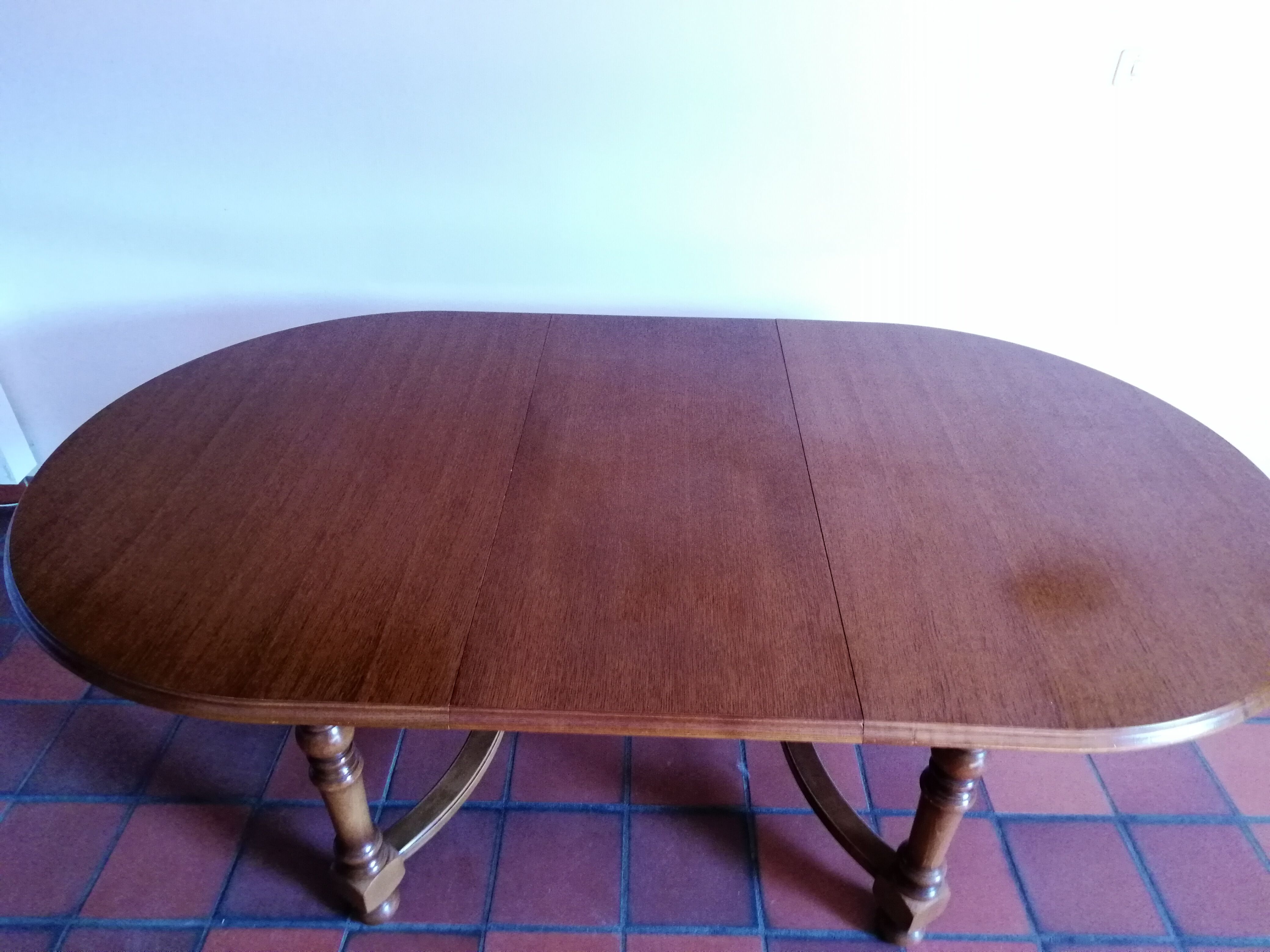 Solid wood dining table