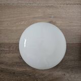 White opaline ceiling light