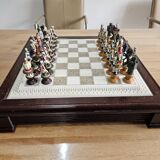 Franklin Mint Raj Collectible Chess Sets, 1970s.