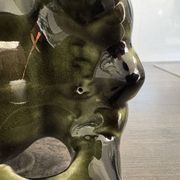 Vase ancien en céramique émaillée