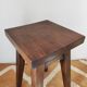 Vintage solid oak stool