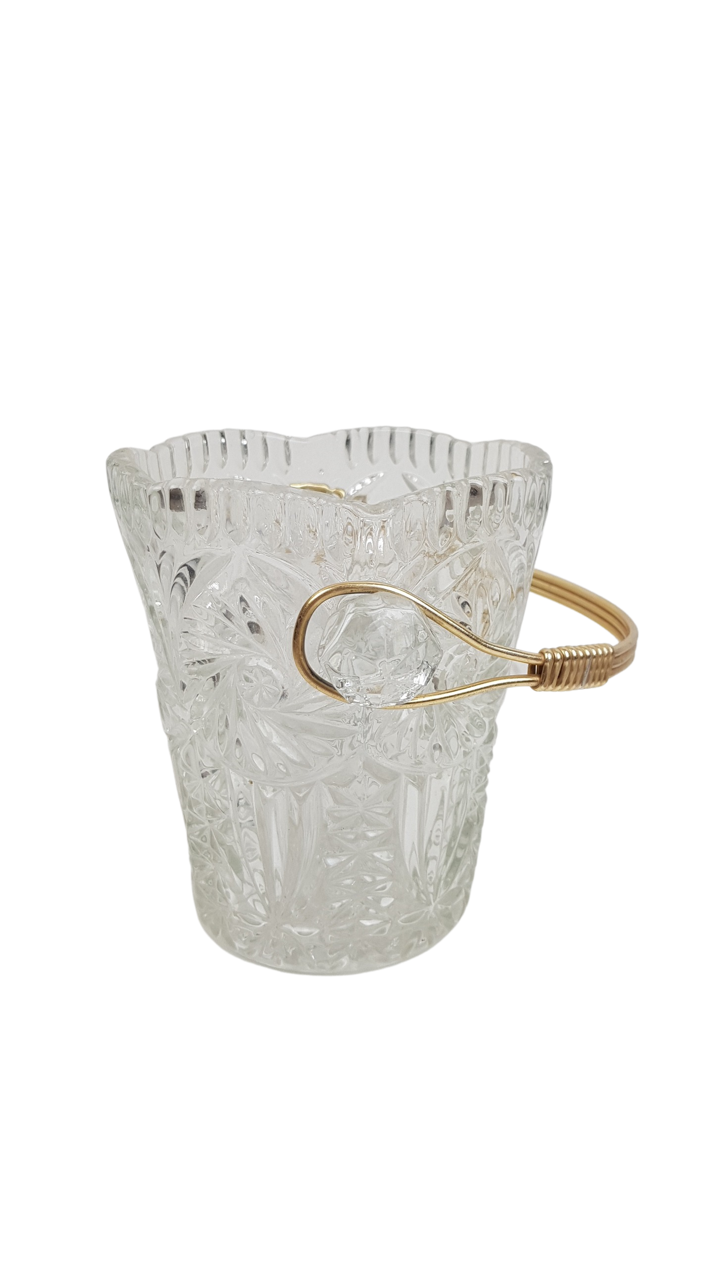Glass ice bucket