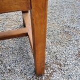 Oak farmhouse table 6 feet 2 drawers 200cm