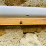 Vintage oak towel rack/wall-mounted bracket, circa 1970s
