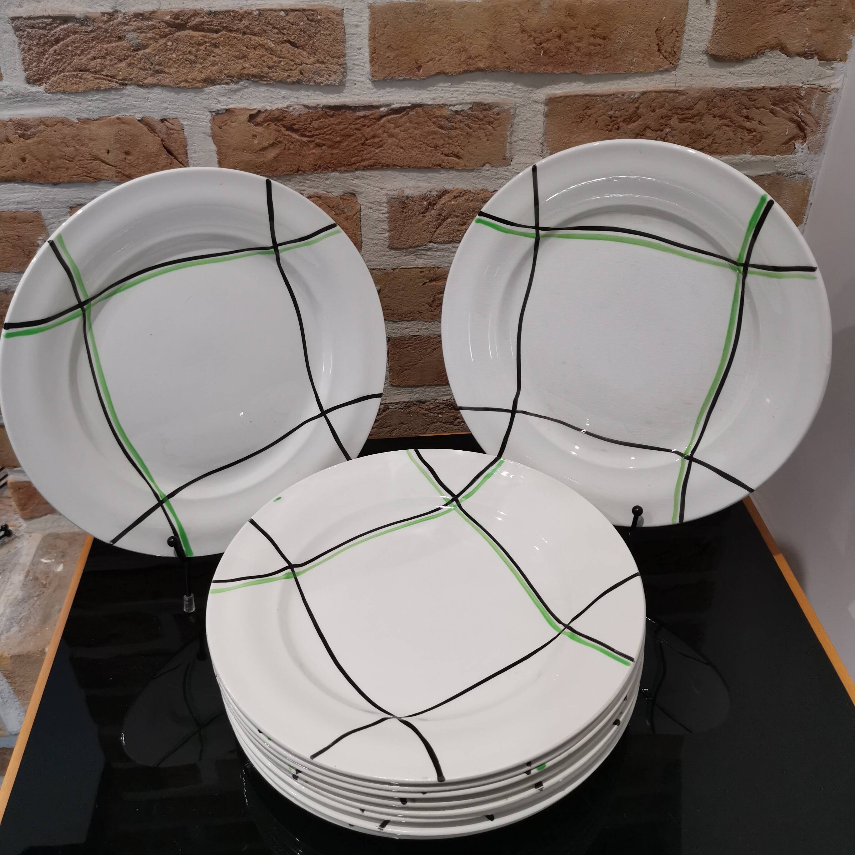 10 Céranord St Amand flat plates “Bayonne” model