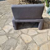 Fauteuil, chauffeuse design Italien Tacchini Labanca