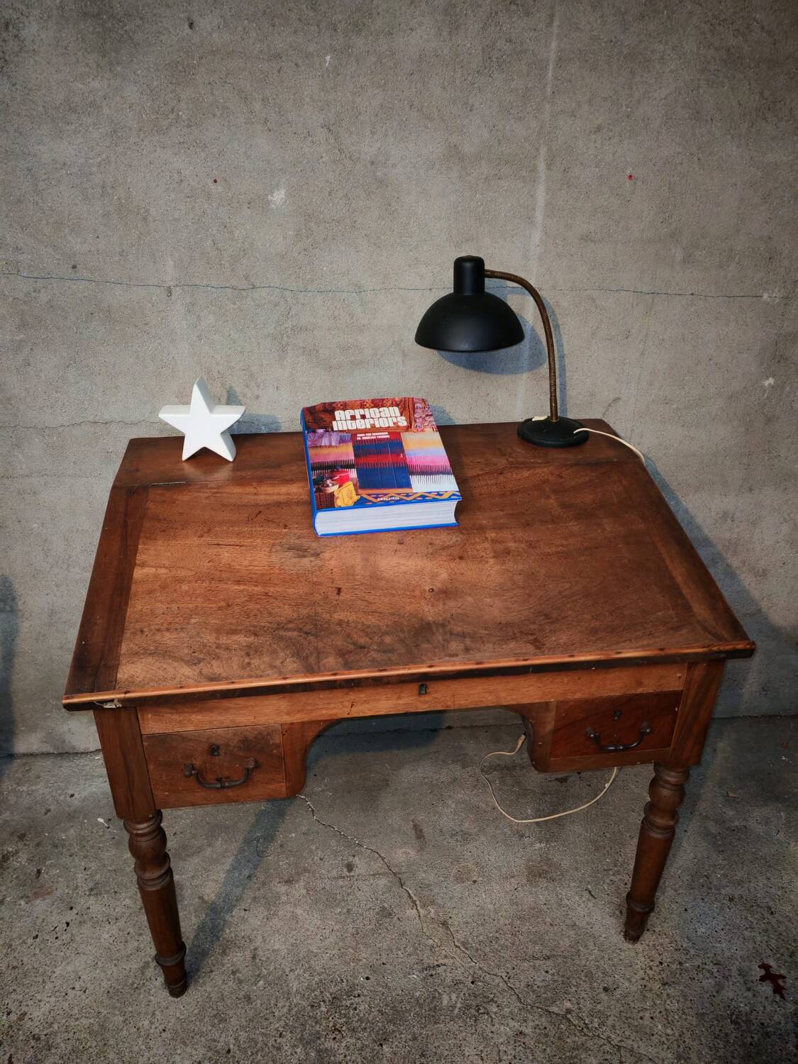 Large antique desk type bureau