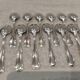 12 silver-plated metal mocha spoons by silversmith Guillaumot, Contours 11.6cm