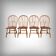 4 Chaises Windsor en hêtre, Angleterre début XXe