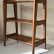 Étagère chêne design reconstruction vintage années 60