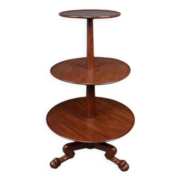 Serviteur Muet en Acajou, style Chippendale, Angleterre- Fin XIXe