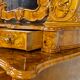 Commode coiffeuse Louis-Philippe en loupe d'orme et frêne - env. 1840-1860