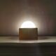 Vintage yellow ceiling lamp/table lamp, 80s