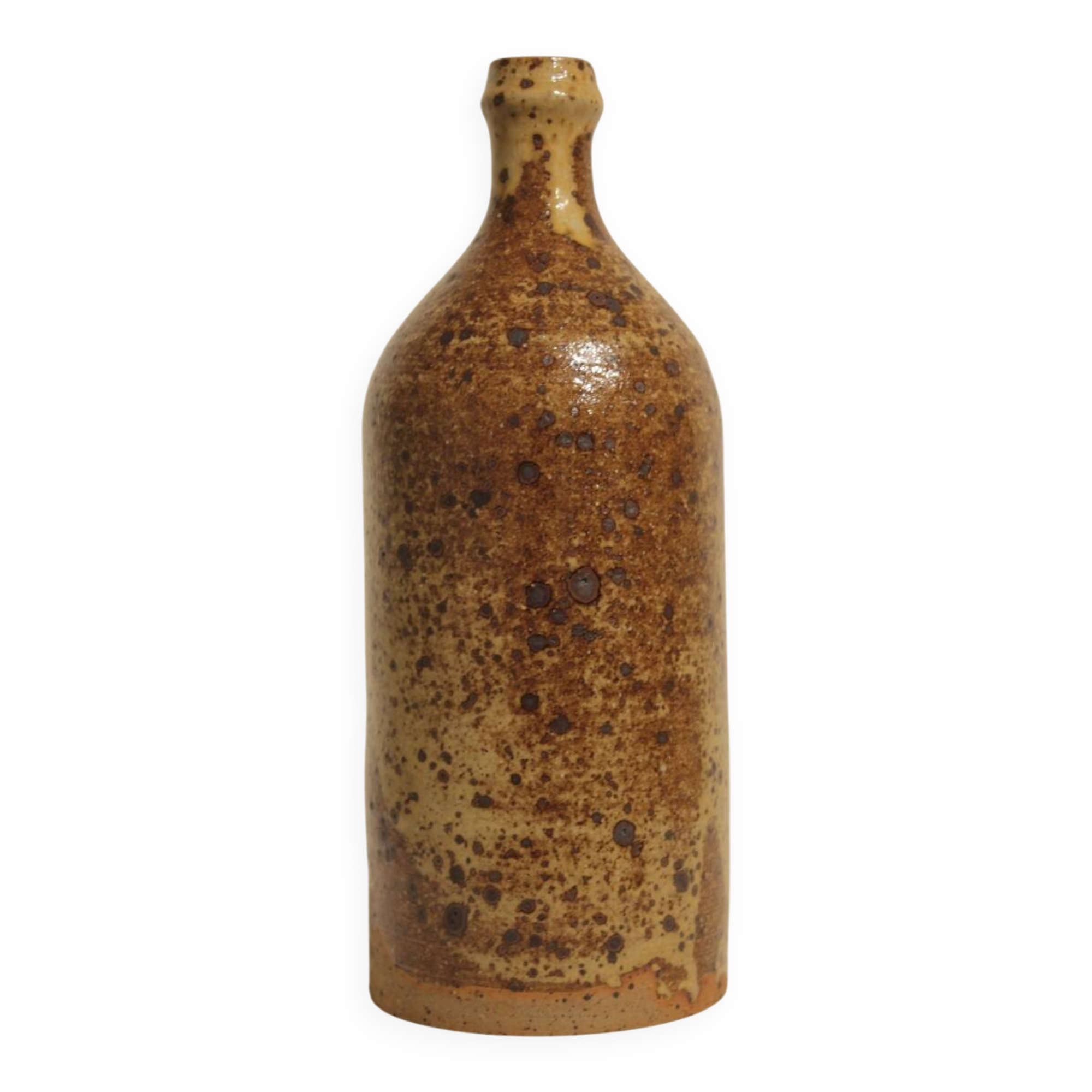 Pyrite stone bottle vase by Gustave Tiffoche