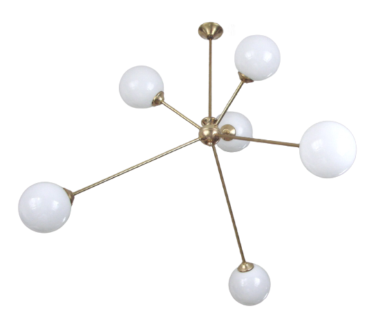 Sputnik chandelier, 1960s