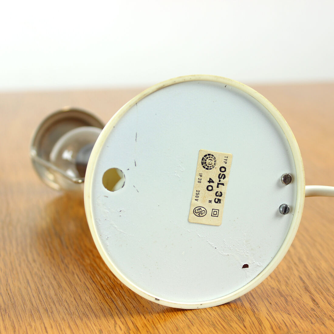 Set of 2 white opaline glass table lamps, Opp Jihlava, Czechoslovakia 1960s
