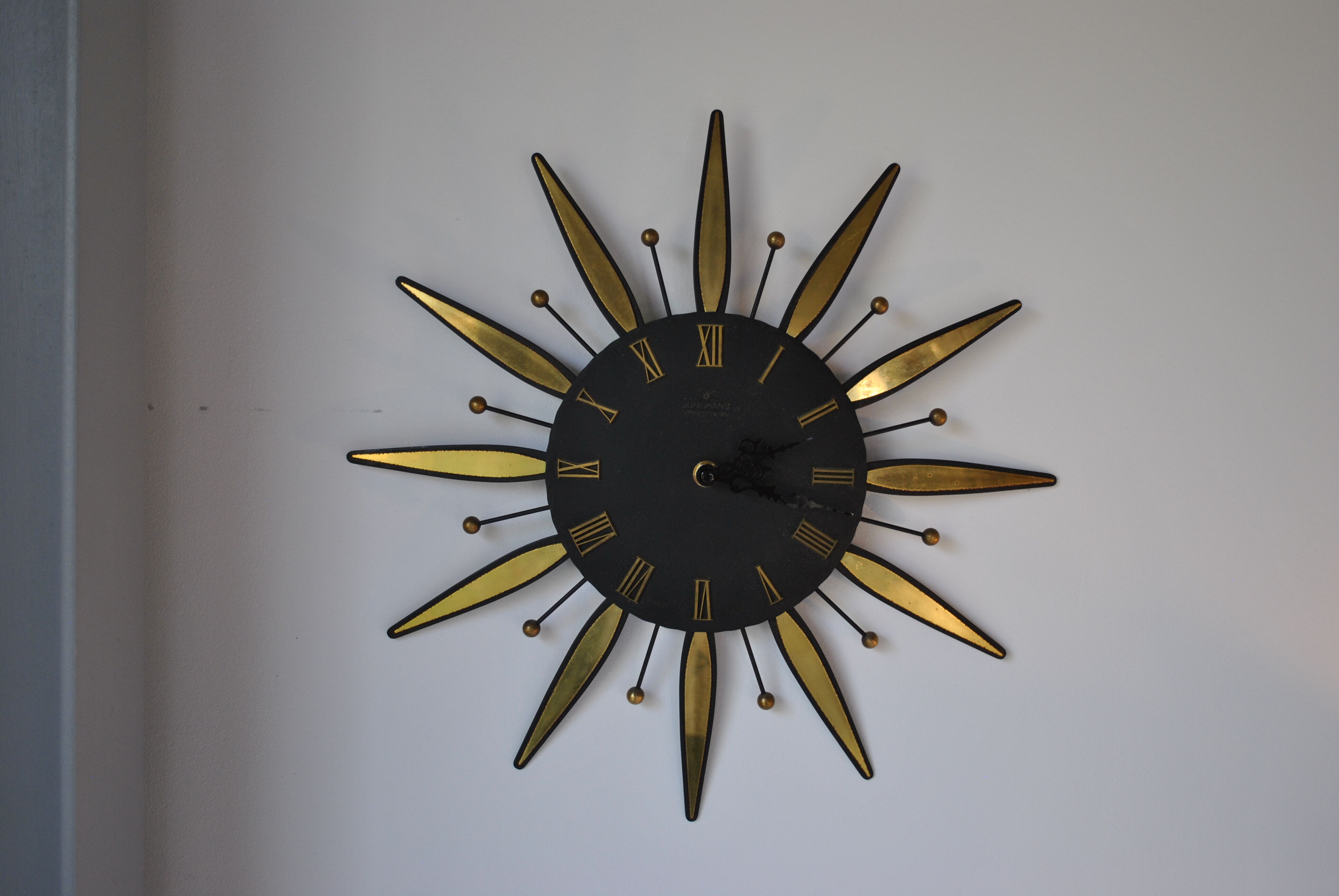 Vintage sun clock 1960