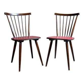 Pair of scandinavian bistro chairs 60s