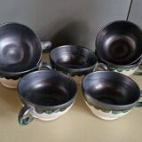 Vintage 7 Earthenware Mugs