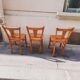 Lot de 3 chaises bistrot