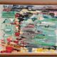 Swedish Oil on Canvas“Abstract Composition” by Klas Engman– Vintage &Framed