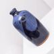 Navy Blue Glazed Ceramic Vase by Wolfgang Thibault Keramik – Mid-Century 1970s Studio Vase