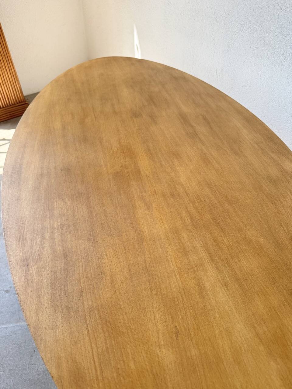 Oval coffee table beech 1980 Aalto Ikea